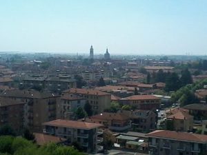 Panorama con la Basilica di San Martino